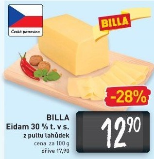 Sýr Eidam 30% Billa