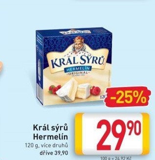 Sýr Hermelín Král sýrů