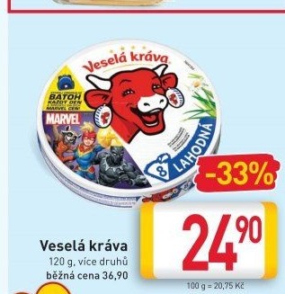 Sýr tavený Veselá kráva