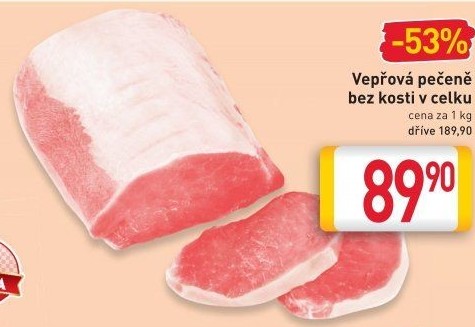 Vepřová pečeně bez kosti