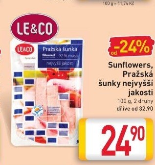 Vepřová šunka Sunflowers Le&amp