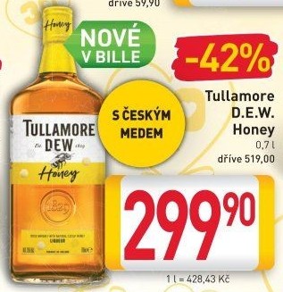Whisky irská Honey Tullamore Dew