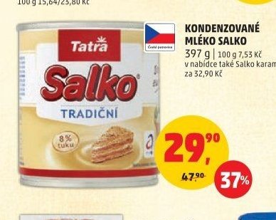 Kondenzované mléko Salko