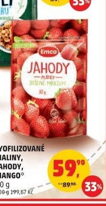 LYOFILIZOVANÉ MALINY, JAHODY, MANGO