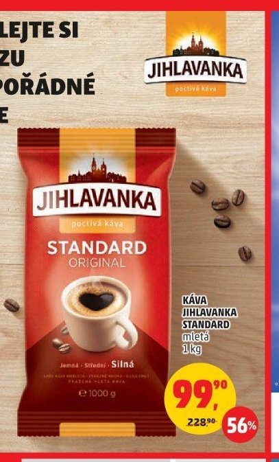 KÁVA JIHLAVANKA STANDARD
