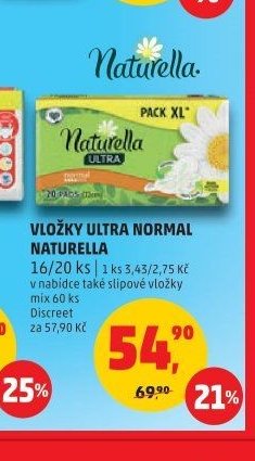 VLOŽKY ULTRA NORMAL NATURELLA