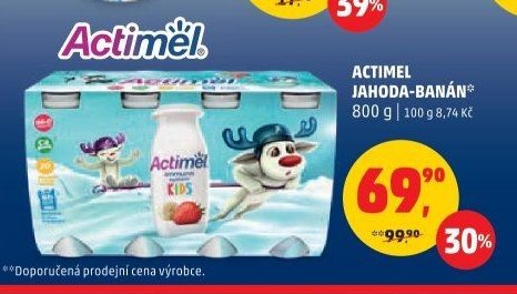 Actimel jahoda-banán