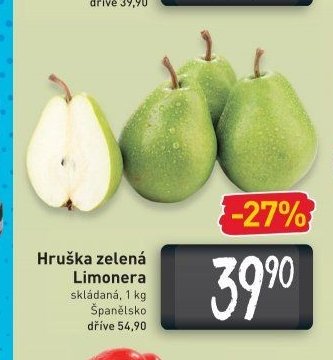 Hruška zelená Limonera