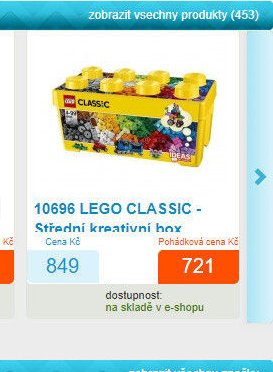 10696 LEGO CLASSIC - Střední kreativní box