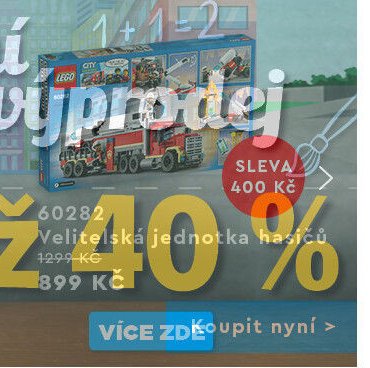 LEGO City 60282 Velitelská jednotka hasičů