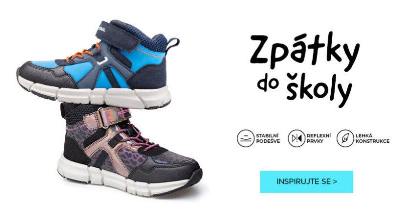 Dětská obuv do školy