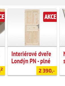 Interiérové dveře Londýn PN - plné - UNI HOBBY akcniletaky.com