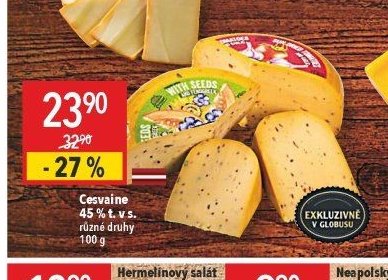 Cesvaine 45 % t. v s. různé druhy 100 g
