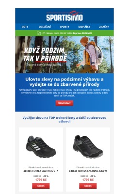 akční leták Sportisimo 14.9.2021-19.9.2021
