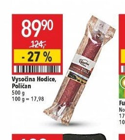 Vysočina Hodice, Poličan 500 g