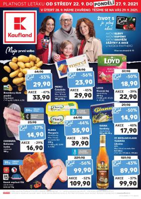 akční leták Kaufland 22.9.2021-27.9.2021