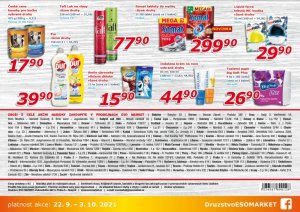 akční leták ESO MARKET 22.9.2021-3.10.2021