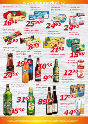 akční leták ESO MARKET 22.9.2021-3.10.2021