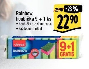 Rainbow houbička 9 + 1 ks