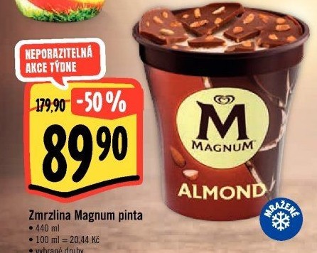 Zmrzlina v kelímku Magnum Algida