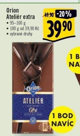 Čokoláda Ateliér Orion