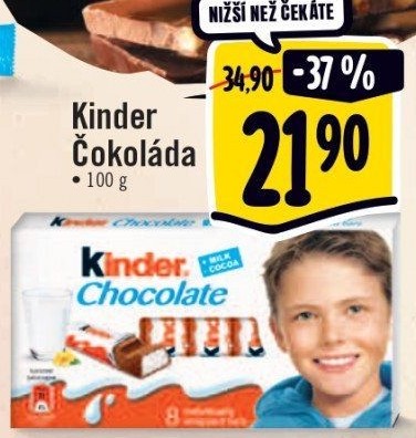 Čokoládky Kinder