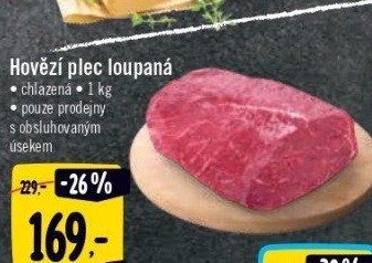 Hovězí loupaná plec