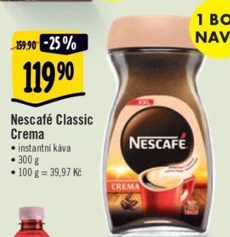 Instantní káva Nescafé Classic Crema