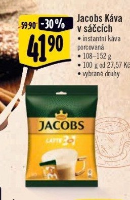Instantní kávy porcované Jacobs