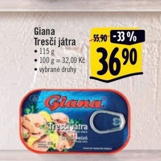 Játra tresčí Giana