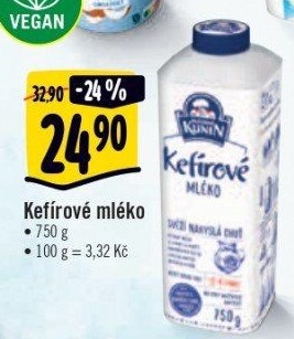 Kefírové mléko Kunín