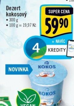 Kokosový jogurt Albert Heijn