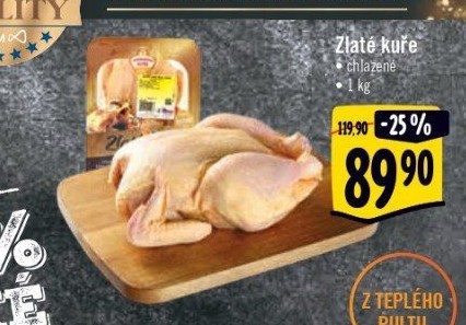 Kuře Zlaté Vodňanské kuře