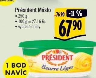 Máslo Président