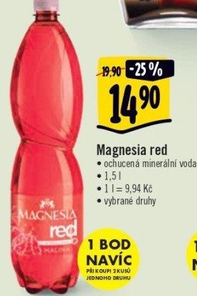 Minerální voda Magnesia Red