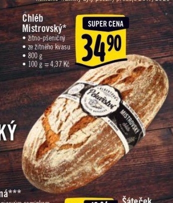 Mistrovský chléb Albert