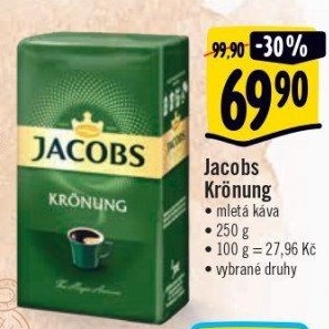 Mletá káva Jacobs Krönung