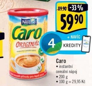 Nápoj instantní obilninový Caro Nestlé