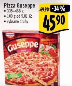 Pizza mražená Guseppe Dr. Oetker