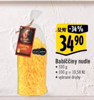 Polévkové nudle Babiččiny Druid