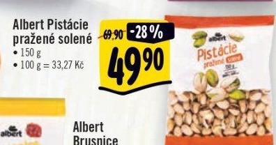 Pražené pistácie Albert