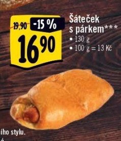 Šáteček s párkem