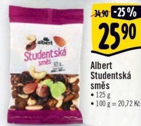 Studentská směs Albert