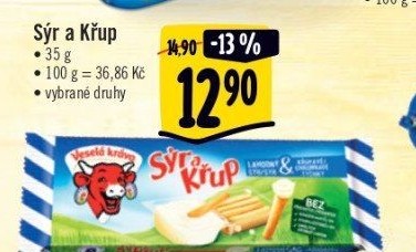 Sýr a křup Veselá kráva