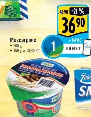 Sýr Mascarpone Italy