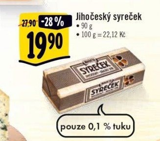 Sýr Syreček Jihočeský Madeta