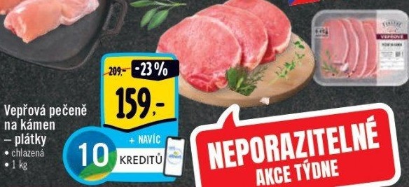 Vepřová pečeně na kámen Albert