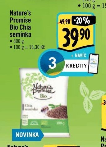 Nature's Promise Bio Chia semínka