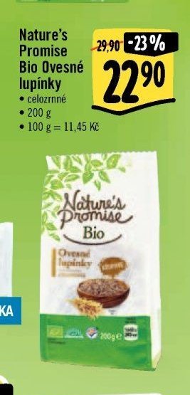 Nature's Promise Bio Ovesné lupínky