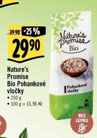 Nature's Promise Bio Pohankové vločky